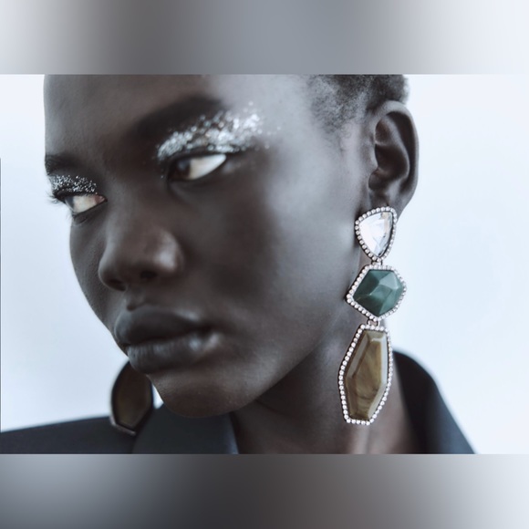 Zara stone earring - Picture 5 of 13